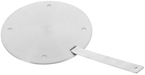 NUOBESTY Plaque Diffuseur de Chaleur Inoxydable 200x3,4 Mm pour Cuisinière Gaz et Induction, Adaptateur pour Ustensiles Cuisine, Disque à Induction Cuisine, Transfert de Chaleur Uniforme