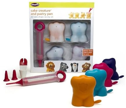 Chef'n Cake Creature and Pastry Pen 3-D Cake Shape Baking Set
