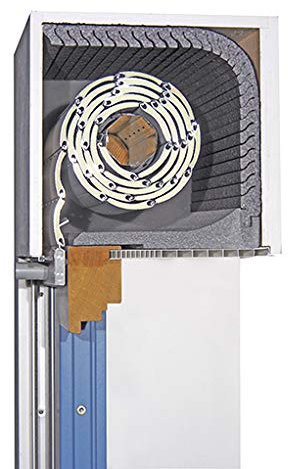 Rollladenisolierung, Rollladenkastendämmung DiHa Kombi Flex TF (Verschlußdeckel 175 x 1000 mm, Dämmmatte 25 mm)