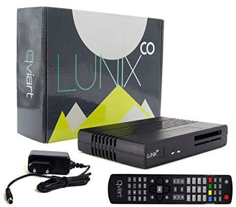 QVIART Decoder Lunix CO Linux E2 Combo Full HD 1080p HEVC DVB-S2/T2/C