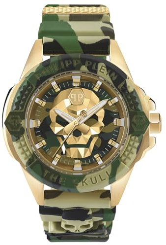 Philipp Plein Herren Quarz Analog Armbanduhr The $Kull