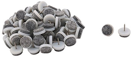 Ruilogod Home Table Skid Glide Fastened DIY Nail Felt Floor Protectors 20mm Dia 80 Pcs (id: b4d 4e5 7b6 4e2 22c