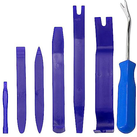 Herramienta Eliminación Automática Paneles 7 Pcs Kit Desmontar Cocheherramientas Coche Desmontaje Kit Eliminación Molduras Automóviles Para Auto Car Door Audio Panel Trim Removal Dashboard Removal