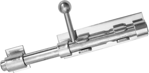Massiver Türriegel aus Edelstahl in 2 Modellen Sicherheitsriegel Bolzenriegel (160mm zum Anschweißen)