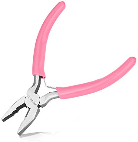 LEONTOOL Alicates combinados de 5 pulgadas con cortadores de alambre, mini alicates de lineman, pequeños alicates de corte de alambre para hacer joyas, alicates de joyería multiusos, suministros de