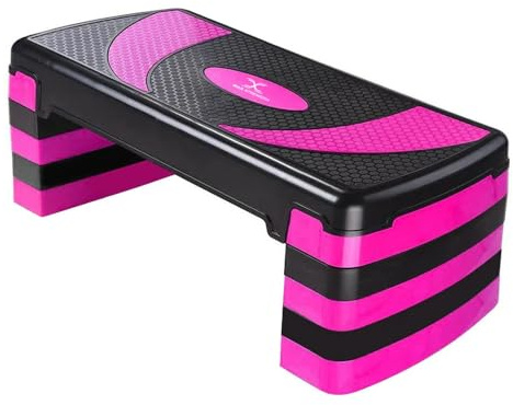 MAXSTRENGTH Aerobic Stepper Cardio Fitness Schritt board-3 Ebenen Home Fitness Block