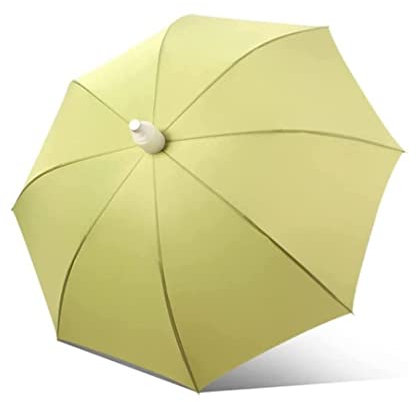 REEKOS Sturmfest Regenschirm Regenschirme Golfschirm 42 Zoll Windfester Stockschirm Mit Wasserdichtem PVC-Gehäuse Moderner Minimalistischer Rohrschirm Schirm Stark (Color : Grün)