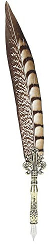 Restokki Vintage-Federstift, Signatur-Federstift, Federstift Zum Schreiben von Unterschriften, Als Urlaubs-/Party-/Hochzeits-/Heimdekoration