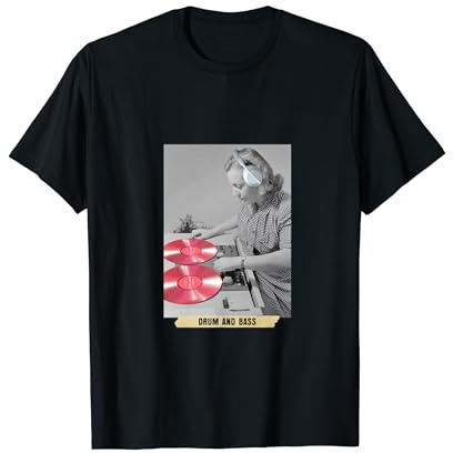 Platines DJ pour amateurs de musique Drum and Bass T-Shirt