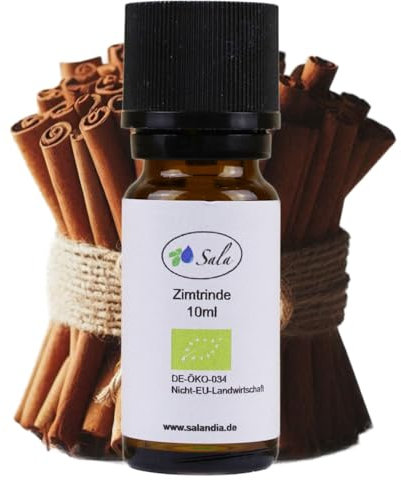 Sala Zimtrindenöl Zimtöl Aroma ätherisches Öl naturrein BIO - zum Verzehr - 10 ml