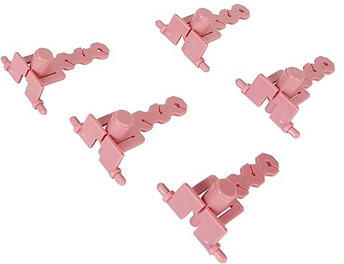KIMISS Sentro Strickmaschinenspannerzubehör - 5pcs Strickmaschinenspanner Starker Kunststoff Easy Betrieb Stabiler Strickspannungsadapter Zur Ersatzreparatur - Stricken