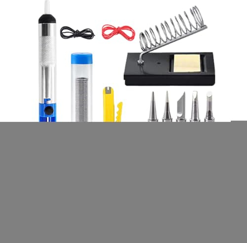 Soldering Iron Kit - 60W 230V Adjustable Digital Soldering Kit for Stained Glass Electronics Jewellery Guitars and Watches