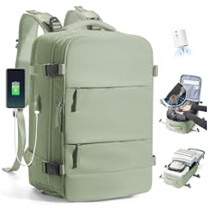 SZLX Vakuum Rucksack Handgepäck Damen, Airbag Rucksack Vakuum mit Vakuumsystem für Reisen, Ryanair Vacuum Reiserucksack mit Pumpe Wasserdicht Herren Vakuumkoffer