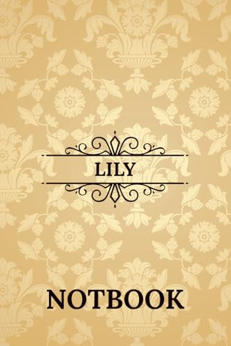 Lily Notebook: Beautiful Personalized Name Notebook Gift for Daily Notes, Work, or School
