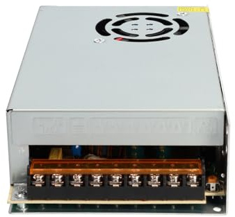 Jandei - Fuente de Alimentación Transformador 110/220V AC a 12V DC 300W 25A, Instalación en Interior IP20 para Tira Led, Neón o Dispositivos de Bajo Voltaje