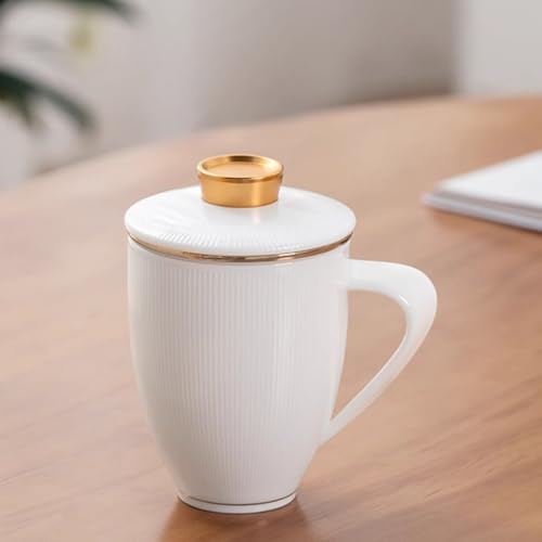 LEEDJUINE Teacup Ceramics - Juego de té de cerámica de 200 ml, porcelana individual de estilo chino