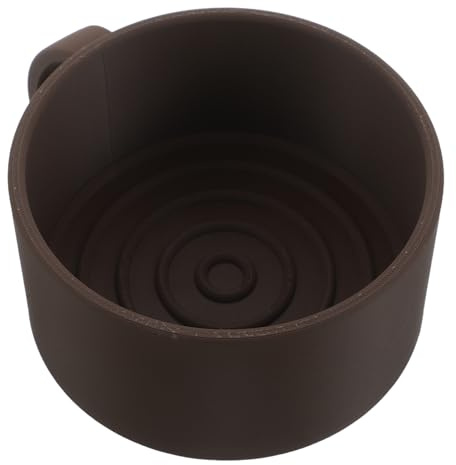 Veemoon Cuenco de Afeitar 3d para Hombre, Taza de Espuma Marrón W101, Diseño para Cuidado Facial y Afeitado Húmedo, Compatible con Jabón de Afeitar y Brocha, Adecuado para Rutina