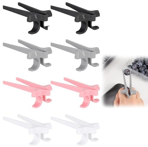 DBAILY 8 Pieces Finger Chopsticks for Gamer, Finger Chopsticks, Lazy Assistant Snack Finger Chopsticks, Hand Free Snack Finger Chopsticks, for Gamer Auxiliary Sticks