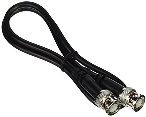 Shure UA802 2-Feet UHF Coaxial Antenna Cable, BNC-BNC, RG58C/U Type, Black
