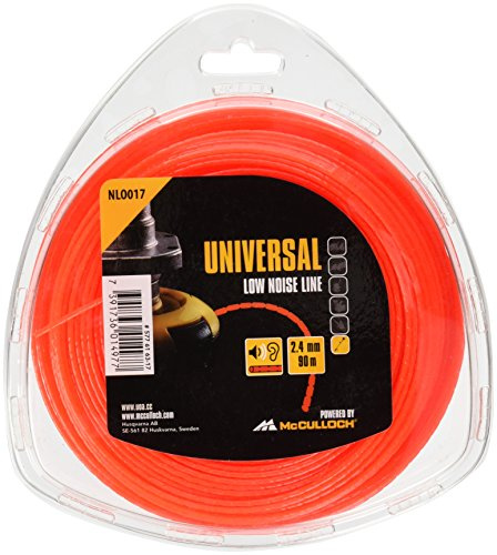 Universal GM577616317 Corte, NLO017 de Repuesto para Recortadora, Longitud 90 m, Hilo Ø 2,4 mm, tecnología patentada con Funcionamiento silencioso, Standard