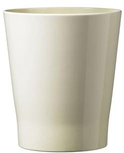 SK - Macetas de orquídeas jarrón florero Merina Ø 14cm, Vainilla