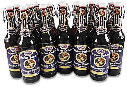 Hacker-Pschorr Kellerbier naturtrüb (16 Flaschen à 0,5 l / 5,5% vol.)