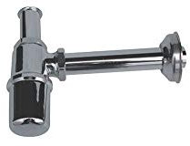 SIFONE LAVABO A BOTTIGLIA IN OTTONE MISURA 1 POLLICE SCARICO BIDET