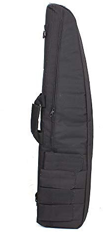 Gexgune 95 cm Military War Game Taktische Waffentasche Durable rutschfeste Wasserdicht Jagdausrüstung Luftgewehr Gewehr Schutztasche Fall (Schwarz)