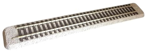 mophrati Voie ferrée Ho à l'échelle 1/87, Rails Droits, Flexibles et faciles à Monter. Idéale pour Les Amateurs de modélisme ferroviaire. Rails Ho avec Ballast Gris, Robustes et conçus pour Une