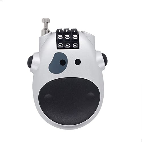 Lucchetto per Bicicletta Bici Catena - lucchetto a combinazione retrattile da 80 cm Antifurto a Combinazione a 3Cifre per Biciclette, Motocicli, Scooter, Cancelli.Facile da rasportare.