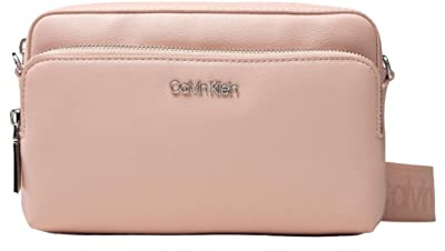 Calvin Klein Damen Ck Must Camera Bag W/Pckt Lg K60k608410 Crossovers, Einheitsgröße, Braun (Café Au Lait), One Size