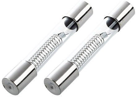 2 x 0.65A 5KV Fusible de tubos de Vidrio Axial de 6mm x 40mm para de Microondas