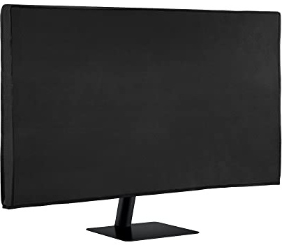 kwmobile Housse écran ordinateur compatible avec Samsung Smart Moniteur 32 (M8 / M7 / M5) - Housse protection d'écran PC - noir