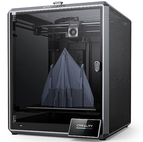 Creality K1 Max 3D Drucker, 600 mm/s Druckgeschwindigkeit, mit automatischer Nivellierung, doppelter Kühlung, intelligenter AI Kamera, großes Druckformat 300 x 300 x 300 mm