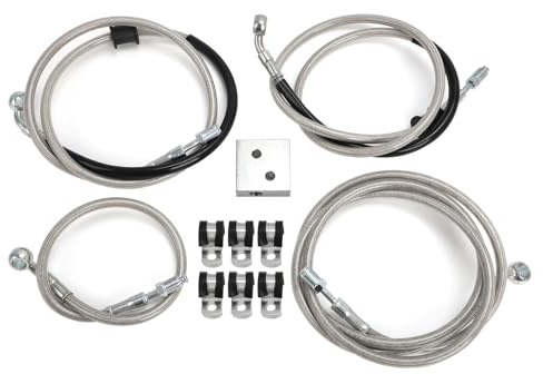 motoparty Front Brake Hose Line - for Can-Am Outlander 450 570 650 800 850 1000R 2012-2023 Replace for 705601519