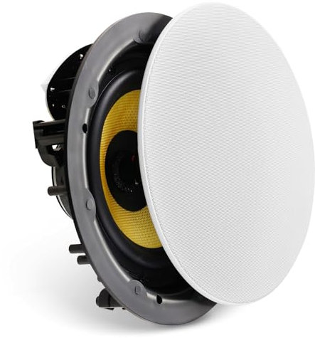 VEVOR Altoparlanti da Soffitto Bluetooth 205 mm, 200 Watt, Sistema di Altoparlanti da Incasso a Soffitto da Parete con Ompedenza 8Ω Sensibilità 89dB, per Casa Cucina Soggiorno Esterne Coperte 1 Pezzo