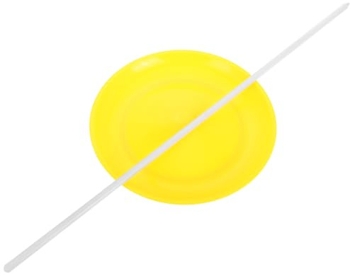 Disco da Giocoleria con Stick, , Plastico Giallo per Spettacoli