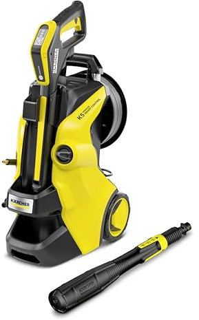 Kärcher Rondella ad alta pressione K 5 Premium Smart Control Flex, pressione: max. 145 bar, portata: 500 l/h, potenza superficie: 40 m²/h, avvolgitubo, tubo ad alta pressione e pistola
