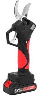 Tijeras Podar Electricas, Podadora eléctrica de 21V, podadora eléctrica inalámbrica profesional con 2 baterías de litio recargables de 2ah, corte de 1,57 (40mm)(1 battery 1 charger)