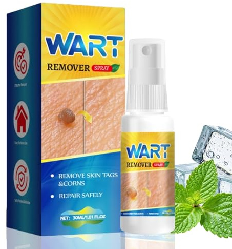Verruca and Wart Remover,Warts Removal Freeze for All Type,Wart Remover Fast Acting and Painless,Wart Freeze Spray,Wart and Skin Tag Remover,Natural Removal Without Leaving Traces,Face Mole Remover