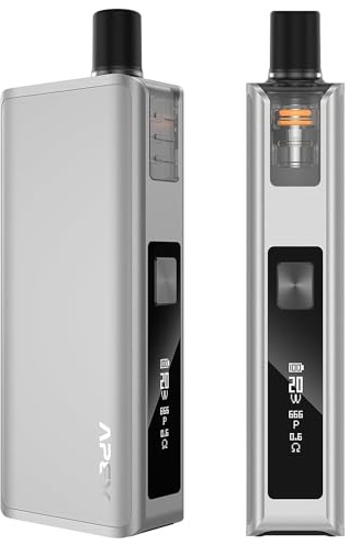 For Vaporesso APEX Pod Kit 2000mAh Batería, 5ml APEX Pod Cartridge 0.6ohm + 0.8ohm E-Cigarette Vaporizer, No nicotine, No e-liquid