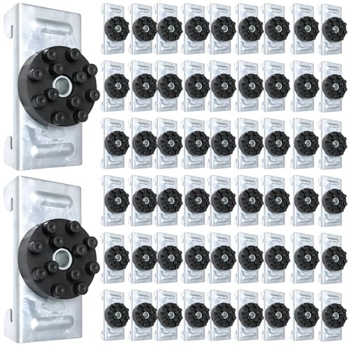 Soundproofing Clips For Soundproofing Walls And Ceilings To Reduce Noise From Noisy Neighbors, Suitable For Floating Rooms - Home, Office, Recording Studio Acoustic Treatments, Apartments (50)