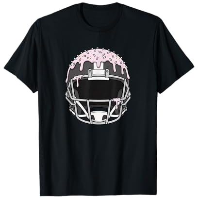 Casco de fútbol Americano para niños y niñas Camiseta
