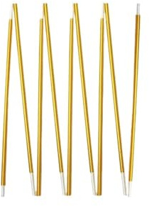 RUHTEUO Zeltstangen (2 Teile/para) Zeltstangen Campingzelt DIY Ersetzen Legierung Zeltstange 8,5mm 9, 11mm(D8.5mm L3.2m)