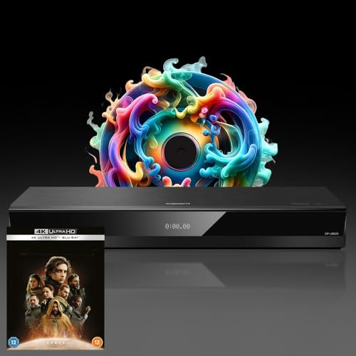 MULTIREGION Blu-ray Player Compatible with Panasonic DP-UB820 MultiRegion Blu-ray Region A, B & C - DVD Regions 1-8 - Bundle Including Dun. 4K UHD Disc