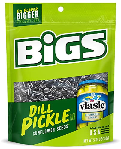 BIGS Vlasic Dill Pickle Sunflower Seeds, 5.35-Ounce