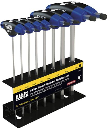 Klein Tools jth68 m Set de llaves de viajero en mango en T con soporte, P