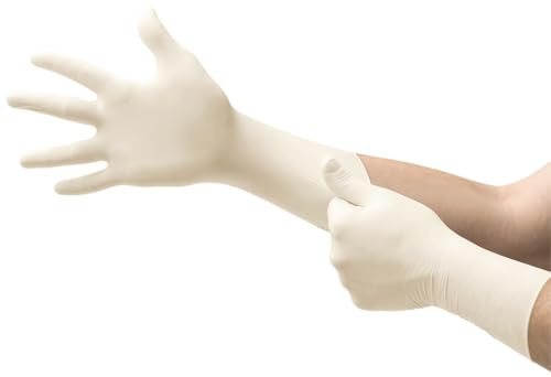 Ansell TouchNTuff 73-300 Guanto in Neoprene, Protezione Contro le Sostanze Chimiche e Liquide, Taglia 6.5 (20 Paia)