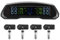 Drahtloses Reifendrucküberwachungssystem TPMS Solar- oder USB-Power-TPMS mit 4 Sensoren für den Druck und die Temperatur von Wohnmobil-LKW-Abschleppfahrzeugen