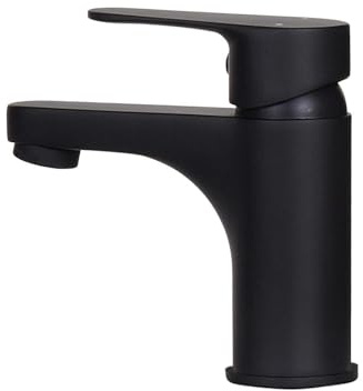 MOB-IN Robinet Lave-Mains - Mitigeur Eau Chaude et Eau Froide Tap Noir Mat